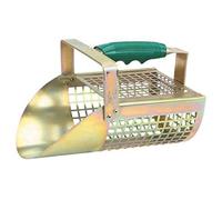 Paletta SETACCIO Sabbia Garrett Sand Scoop in Metallo Traforata Forata per RICERCHE in Spiaggia Mare Fiume Lago BATTIGIA Shovel per Metal Detector