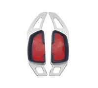 Paletta Volante Prolunga Compatibile Con Benz Per CLA C117 2015 2016 2017 Per CLS W218 2015 2016 2017 Accessori Di Estensione Per Il Cambio Al Volante Dell'auto(Silver)