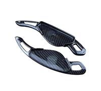 Paletta Volante Prolunga Estensione Del Volante Dell'auto Cambio Paddle Shifter Per Jaguar Per XF XE XJ F-PACE F-TYPE X760 X250 X260 X761 X351 volante Estensione cambio(Carbon black)