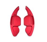 Paletta Volante Prolunga Paddle Cambio Auto Per Seat Leon ST 5F FR Per Cupra Ateca Ibiza 6P Tarraco Alhambra Adesivo Estensione Volante Cambio volante Estensione cambio(Red)