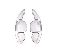 Paletta Volante Prolunga Paddle Cambio Auto Per Seat Leon ST 5F FR Per Cupra Ateca Ibiza 6P Tarraco Alhambra Adesivo Estensione Volante Cambio volante Estensione cambio(Silver)