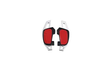 Paletta Volante Prolunga Paddle Shift Per Golf 7 Per GTI Per MK7 Per R Per GTD Per GTE Per MK7.5 Per R Volante Per Auto Paddle Shift In Fibra Di Carbonio(Silver)