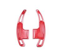 Paletta Volante Prolunga Per Ford Per Mustang 2015 2016 2017 2018 2019 Modello In Fibra Di Carbonio Estensione Del Cambio Al Volante Dell'auto Paddle Del Cambio estensione volante cambio(Carbon red)