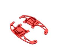 Paletta Volante Prolunga Per Golf 7 7.5 Per GTI Per GTD Per Polo Per Jetta Adesivo Per Leva Cambio Estensibile Per Volante Auto volante Estensione cambio(Red)