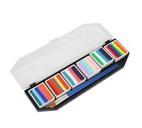 Palette a Colori per Lavanderia 6 Acqua -base -kit Color facoltà, Sicuramente Facile Pulire e Resistente 60 G di Pentola per la Pittura il Corpo la Festa del Cosplay di Natale Halloween
