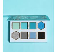 Palette Ambitious Aquarius Palette Di Ombretti Opachi Metallizzati Luccicanti Da 8 Colori, Blu Argento, Ad Alta Brillantezza, Pigmenti Ad Alta Tenuta, Ombretti In Crema Sfumabili, , Natale, Inverno, O