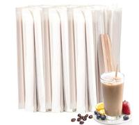 Palette Caffe Monouso,100 Pezzi Palettine Caffe Monouso in Legno Bastoncini da Caffè Maglier di Caffè Bastoncini Legno Agitatori di Caffè Biodegradabili per Caffè Cocktail Bevanda Calda 14CM