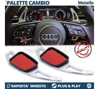 PALETTE Cambio al Volante per Audi A3 8V Restyling Leve Paddle Acciaio Silver