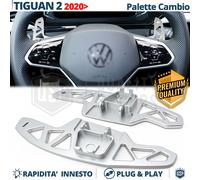 PALETTE Cambio al Volante per VW Tiguan 2 Restyling Ricambio in Alluminio Silver
