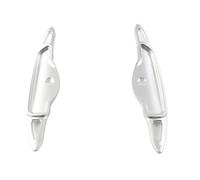 palette cambio Compatibile con Genesis per G80 2019 2020 Estensione del cambio al volante dell'auto(Silver)