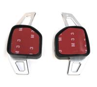 Palette Cambio Leva Paddle Alluminio Argento,Geb. per Audi 2012 + A3-A6 S,Rs,Q