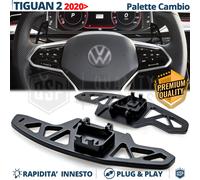 PALETTE Cambio Volante per VW Tiguan 2 Restyling Leve Ricambio Alluminio Nero