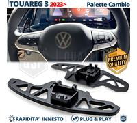 PALETTE Cambio Volante per VW Touareg 3 Restyling Leve Ricambio Alluminio Nero
