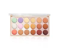 PALETTE CONCREATER COLORE - Crema Per Correzione Del Colore Del Colore | Sotto Occhio Dark Circles Corrector | Concettore Del Viso Che Illumina Il Trucco A 18 Colori Impermeabili Per Il Della Pel