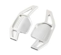 Palette dei Cambi a Turno di prolunga Per Audi Per TT MK2 8J A5 S5 A4 B8 A3 S3 8P Q5 8R Q7 A6 C6 R8 Sline 2005-2011 Estensione Delle Palette Del Volante Dell'auto(Silver)