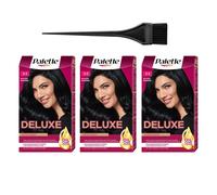 Palette Deluxe 1-1 Tintura per Capelli Blu Nero Confezione da 3 Colore...