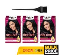Palette Deluxe 1-1 Tintura per Capelli Blu Nero Confezione da 3 Colore Perman...