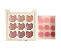 Palette Di Colori Per Labbra | Trucco Labbra 9 Colori Per Donne Con | Portatili ad Alta Pigmentazione, Cosmetici Impermeabili per Ragazze, Studentesse e Lavoratrici