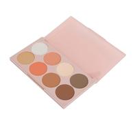 Palette di Fard, Palette di Trucchi, Trucco Viso Opaco Perlescente a Lunga Durata 4 in 1 8 Colori Blush Evidenziatore Ombretto Contour Palette Ombretto Palette di Trucco per il