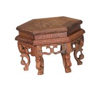 Palette di fiori di fiore piedistallo in legno per teiera da giardino da