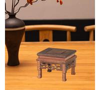 Palette di fiori di fiore piedistallo in legno per teiera da giardino da