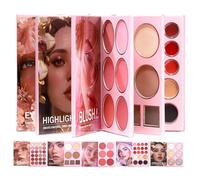 Palette Di Libri Per Il Trucco - Set Di Ombretti Opachi Luccicanti Da 24 Colori | Kit Cosmetico Multicolore 6 Correttori | Pigmento Sfumabile A Lunga Durata | Uso Quotidiano Del Trucco Per Le