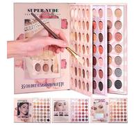 Palette di ombretti, 105 colori evidenziatori impermeabili | Palette di ombretti a forma di libro per viaggiare | per donne e adolescenti, tutti i giorni, feste, viaggi, Halloween, abbigliamento