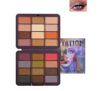 Palette di ombretti 24 colori naturali nudi smoky eyeshadow pallet, opaco shimmer matallic, palette di ombretti impermeabili a lunga durata, per la giornata quotidiana delle donne, la festa della