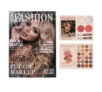 Palette di Ombretti | 30 Colori Illuminante Blush,Glitter Pressati per Occhi e Trucco | per Uso Quotidiano Feste Viaggi Compleanni Appuntamenti Servizi Fotografici Matrimoni Serate Fuori Eventi Donne