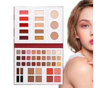 Palette di Ombretti 52 Colori Opachi Lucenti Contorno