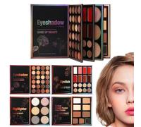 Palette Di Ombretti,55 Colori Di Polvere Opaca | Polvere Blush Perlato,Per Donne Madre Bellezza Festival Festa Appuntamenti Evento Formale Spettacolo Performance Natale