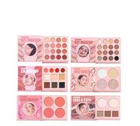 Palette di ombretti, con e luccicanti, blush e blush, set per trucchi, per donne e ragazze, San Valentino, matrimonio, viaggi, vacanze, campeggio
