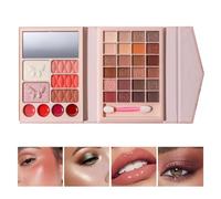Palette di ombretti con finitura opaca, strumenti per il trucco del viso liscio, colorata per il trucco degli occhi per salone, festival, matrimoni, compleanni