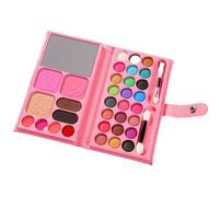 Palette di ombretti multifunzione con 33 colori e fard, cosmetici ad alta capacità, opachi, lucidi, evidenziatori N4N0