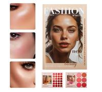 Palette di Ombretti | Palette Trucco Multicolore per Donne,Pigmentata Naturale Resistente All'Acqua Blush Illuminante Per Donne Ragazze Principianti Festa