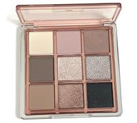 Palette di ombretti smokey a 9 colori con tavolozza neutra glitterata, opaca e brillante per il trucco dal giorno alla notte Stile 1