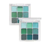 Palette di ombretti verdi - PALLET OCCHI PERBUCENTI PEGMENTI PECMENTATO Pigmentato | Omanti per il trucco da palcoscenico cosmetico impermeabile di lunga durata per un look drammatico, un trucco