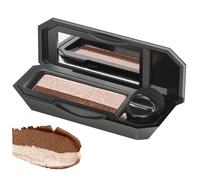 Palette di ombretto 2 Colori per il trucco per ombretto con piccole sponde impermeabili e uno stile altamente pigmentato a due toni portatili di lunga durata