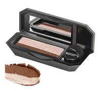Palette di ombretto 2 Colori Trucco da tavolozza per ombre oculare con piccolo pennello sponde impermeabile e di lunga durata di ombretto a due toni a lunga durata in stile altamente pigmentato 2..