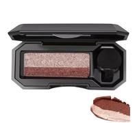 Palette di ombretto 2 Colori Trucco da tavolozza per ombre per occhio con piccolo pennello sponde impermeabile e di lunga durata di ombretto a due toni a lunga durata in stile altamente pigmenta