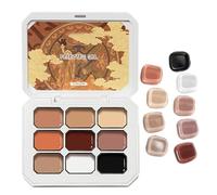 Palette di per a 9 colori, smalto professionale per pittura, kit di colori per manicure ricco di pigmenti con formula di applicazione uniforme, forniture di design per unghie l