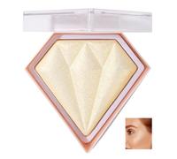Palette Di Polveri Per Evidenziare, Evidenziare, Ritagliare E Fardare 3 Usi Di Polvere Shimmer, Polvere Per Evidenziare L'ombra Del Naso, Illuminante, Chiara E Non Volante (02#)