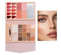 Palette di trucco ombretto - crema contorno & bagliore, alta pigmentazione | Kit completo a lunga per trucco da sera, feste, matrimoni e look quotidiano elegante e sofisticato