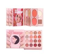 Palette di Trucco | Polvere per Labbra Opaca e Brillante a Lunga Durata,Palette Trucco Viso e Ombretti,Per Donne Ragazze Compleanno San Matrimonio Viaggio All'aperto Lavoro