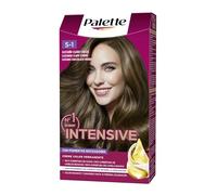 Palette Intensive Creme Color 5-1 Castano Chiaro Cenere, Tintura permanente per capelli con olio di macadamia e mandorle, copre il 100% di capelli grigi e radici, per un colore,
