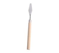 Palette Knife, Stainless Steel Pallet Knife with Wooden Handle for Sturdy, Mixing Knife for Acrylic Oil Painting, Watercolor, Artists, Beginner, 16.5cm