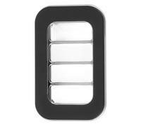 Palette Magnetica Vuota S per Ombretti, Mini Scatola Nera Riutilizzabile | Piastra a Scomparti, Plastica e Ferro, Dimensioni Interne 3,3x1,4x0,5cm, per Ricariche e Polveri