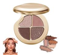 Palette occhi e guance Glow Wardrobe, ombretti e illuminanti per il trucco, illumina e definisce il viso, si sfuma facilmente, adatta anche ai principianti