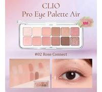 Palette occhi Pro Eye Palette Air 02 Rose Connect, Polvere-Crema Air-Breathe, Tecnologia Iris-Blur Gradient, Particelle Stardust Second-Skin, Rose Diamond Cool Gray, Warm Amber Sugar Frost, Caramel Ch