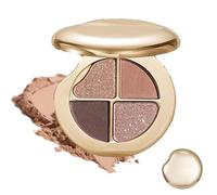 Palette per guance, palette shimmer a quattro colori, perfetta per i principianti, facile da sfumare e dall'applicazione uniforme.